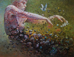 Transformation 17   oil on board 80/70cm