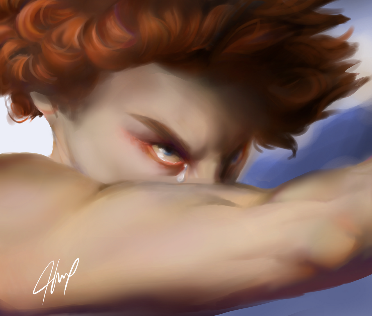 Lucifer painting by festeringfrogeyes on DeviantArt