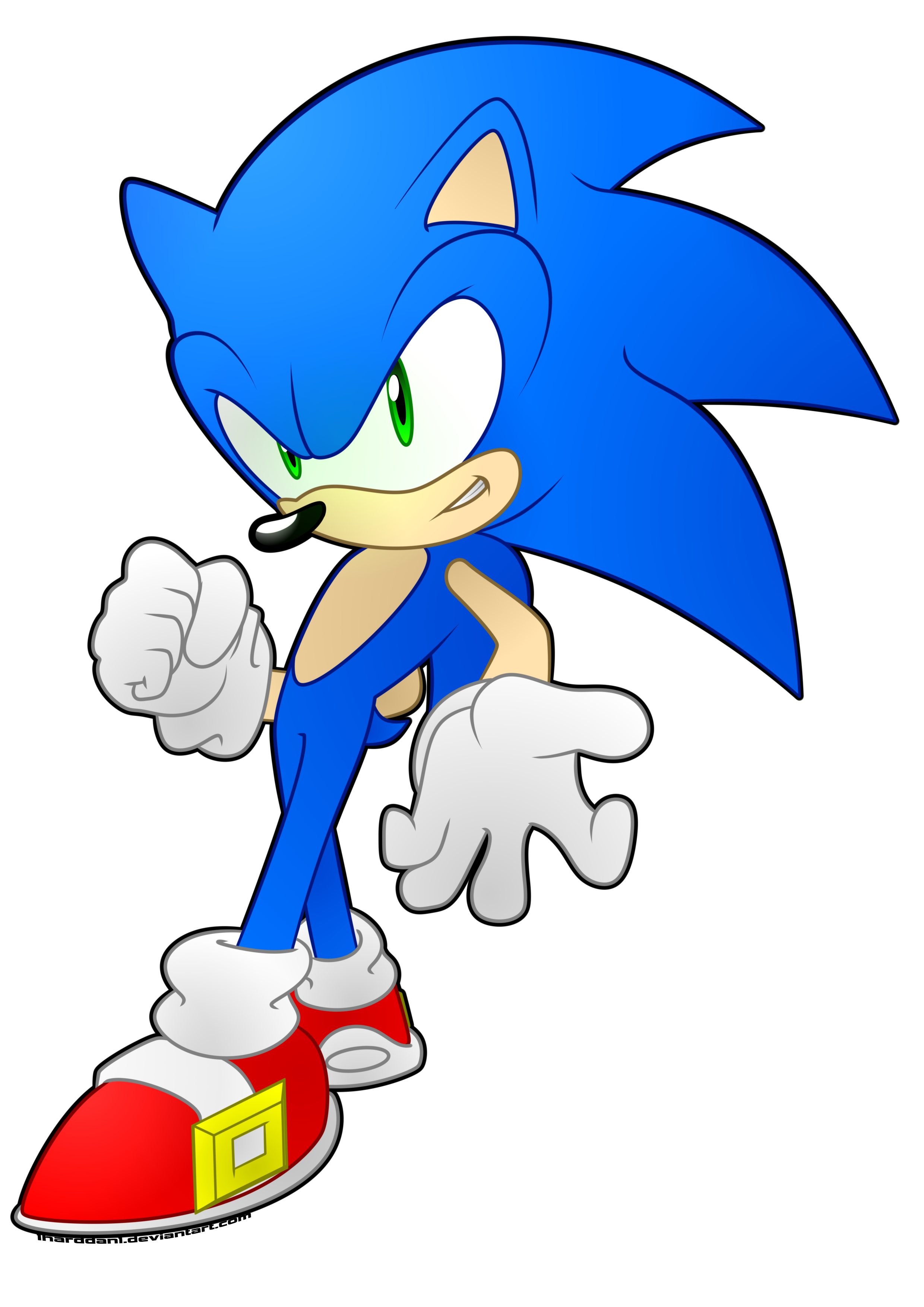 Sonic Sticker by 1HardDan1 on DeviantArt