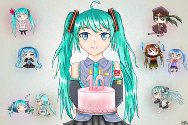 Happy 10th Birthday Miku!