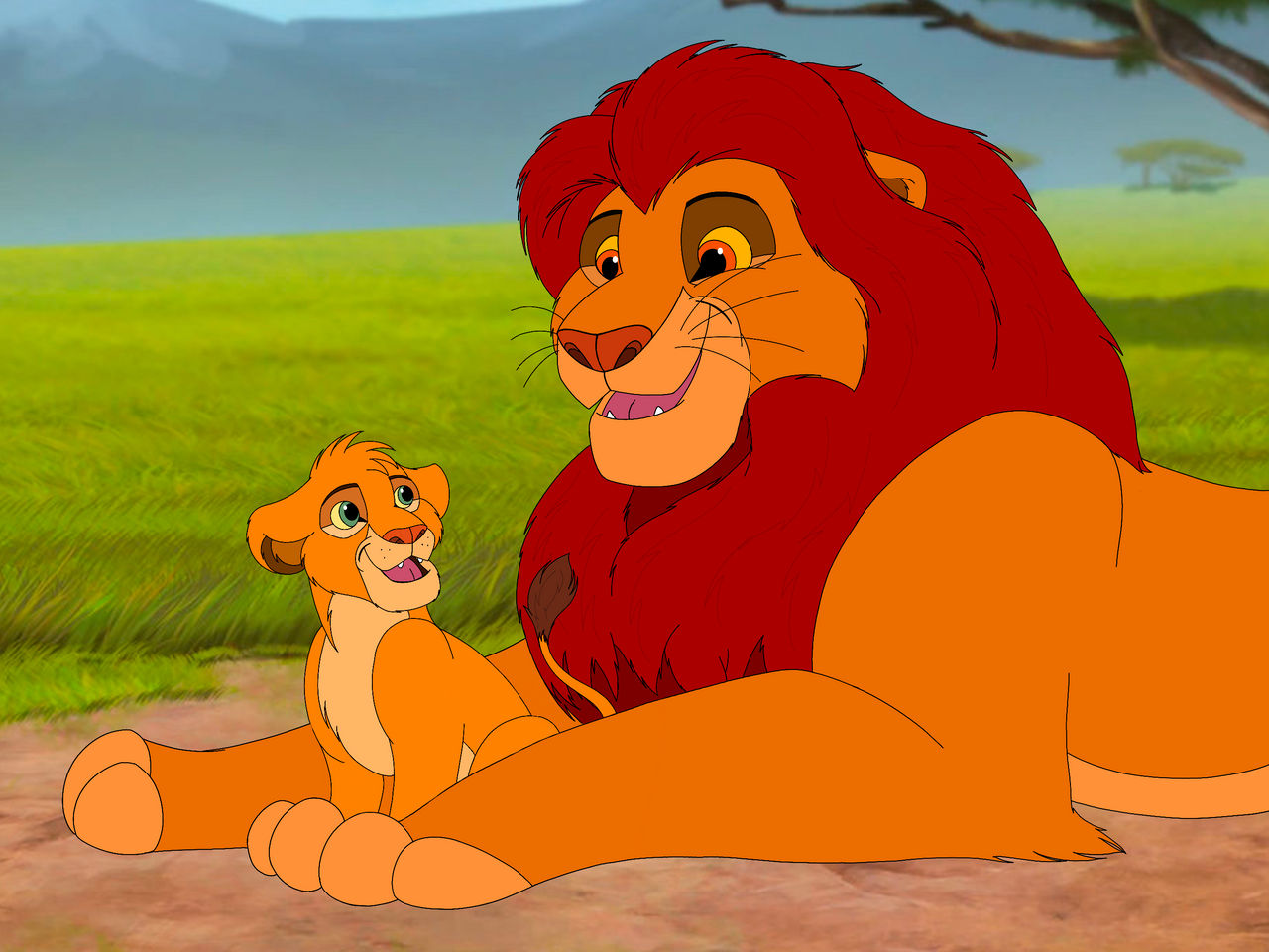 Ac Simba Is it True, Dad? - Aisha and Simba by DrabbitDragonLord on DeviantArt