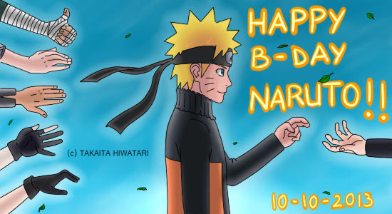 HAPPY B-DAY NARUTO!! 2013