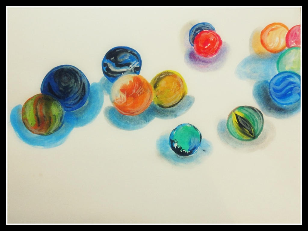 Marbles painting by DrMariam on DeviantArt