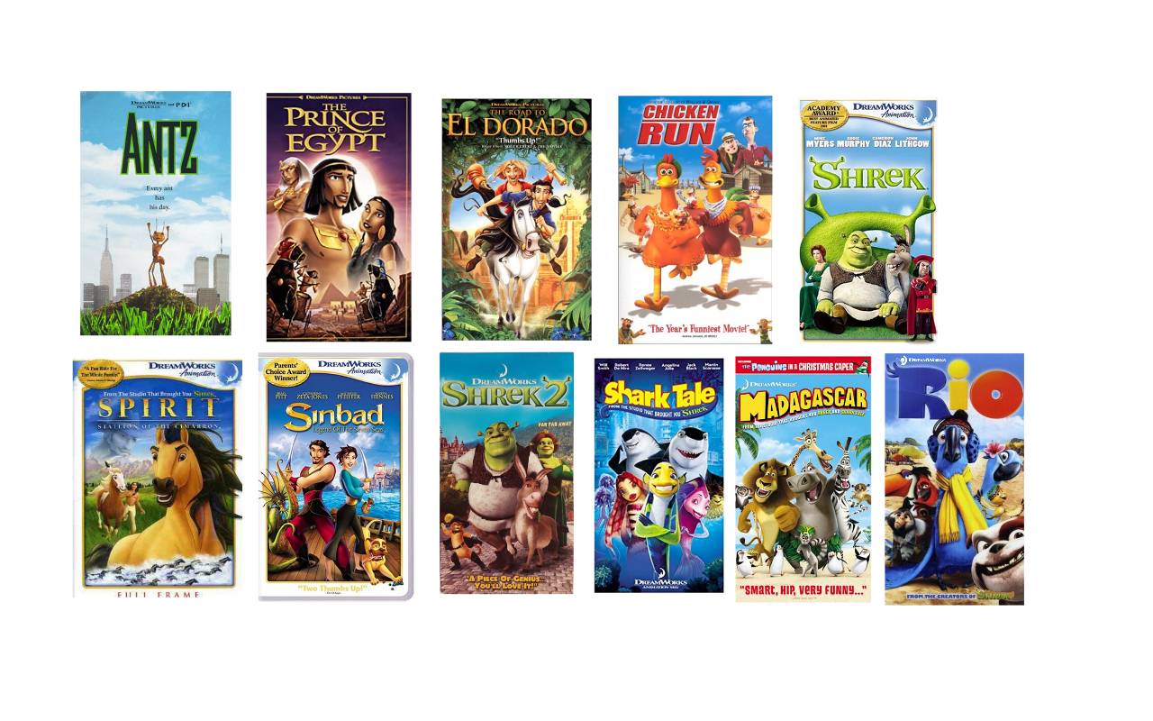DreamWorks VHS Collection by Bavter on DeviantArt