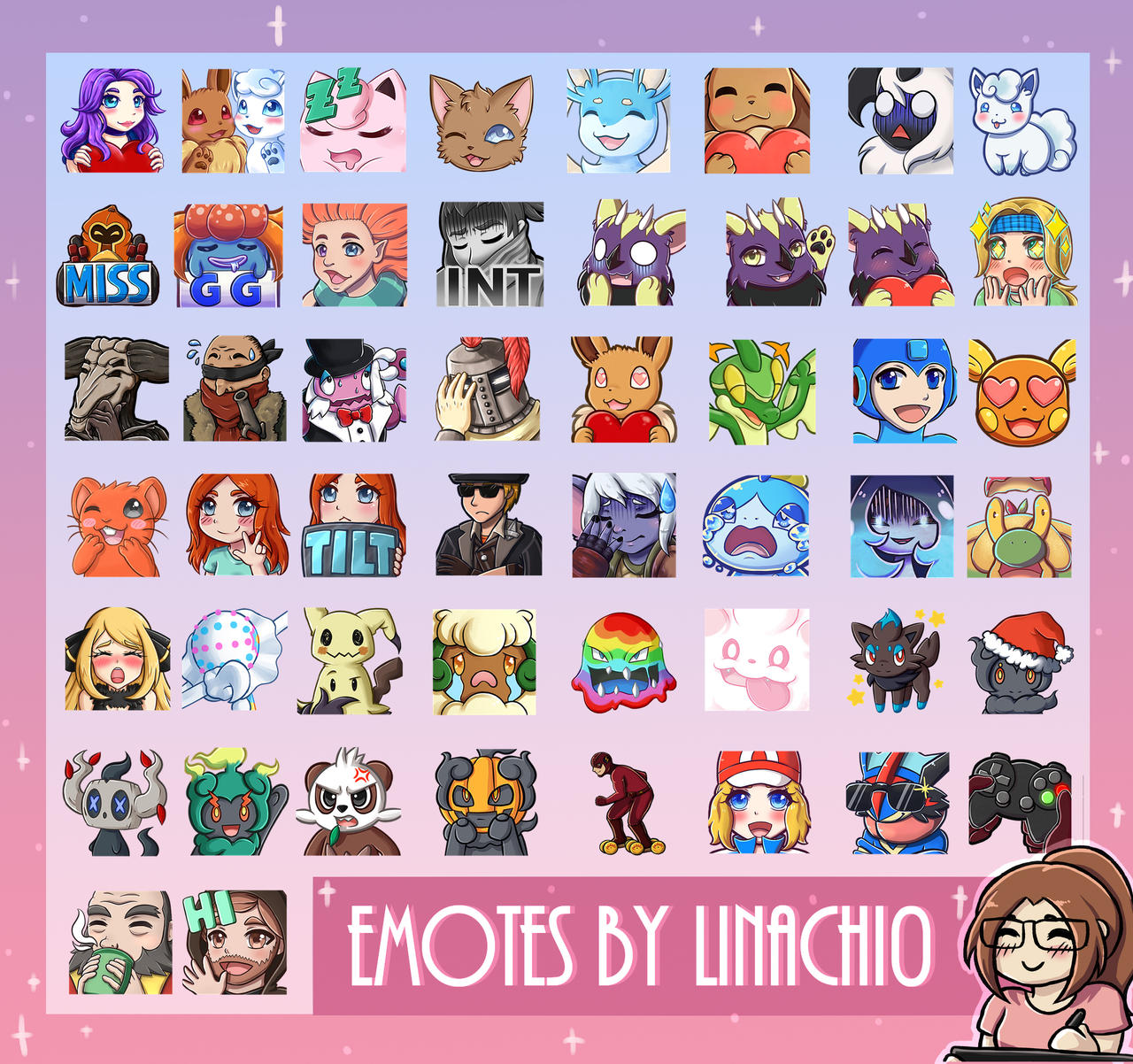 Emotes by Linachi0 on DeviantArt