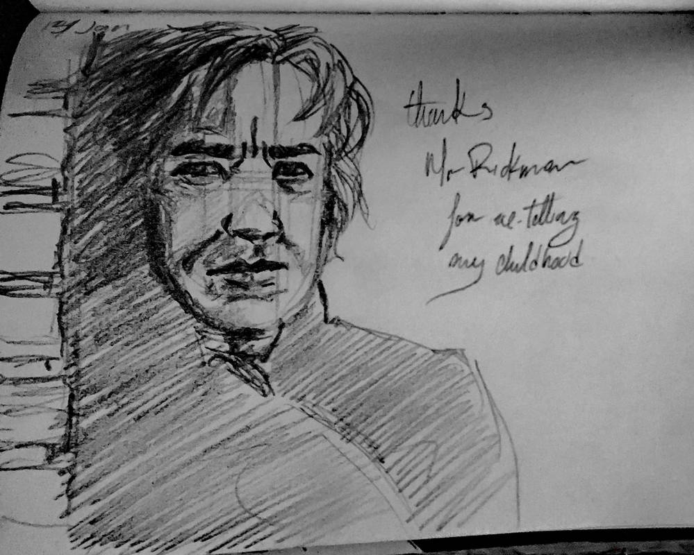 #316 Thank you Mr. Rickman by BansheeBender on DeviantArt