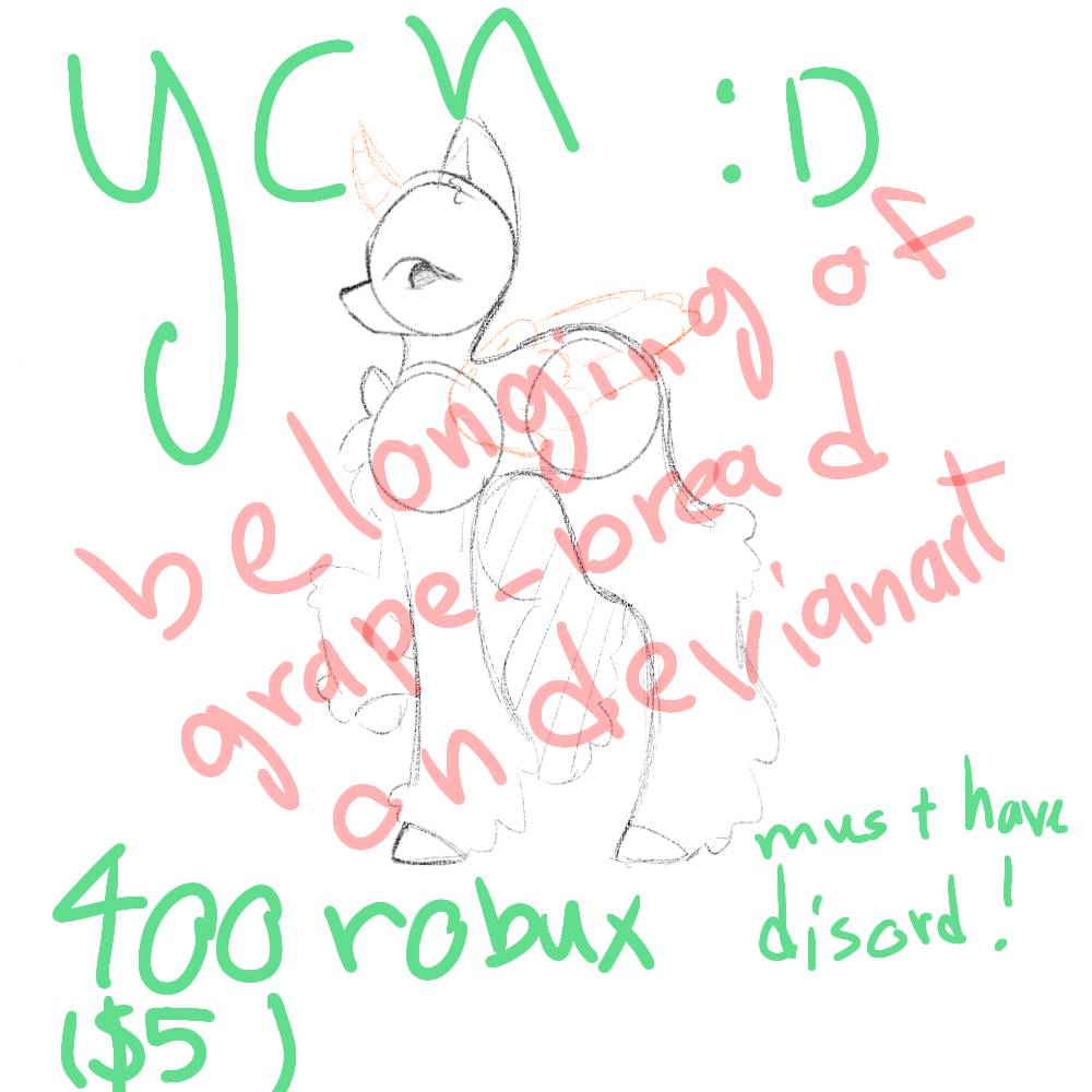 YCH [closed] 400 robux by grape-bread on DeviantArt