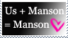 UsplusMansonequalsMansonlovers