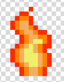 Pixelated Flames by Zundife on DeviantArt
