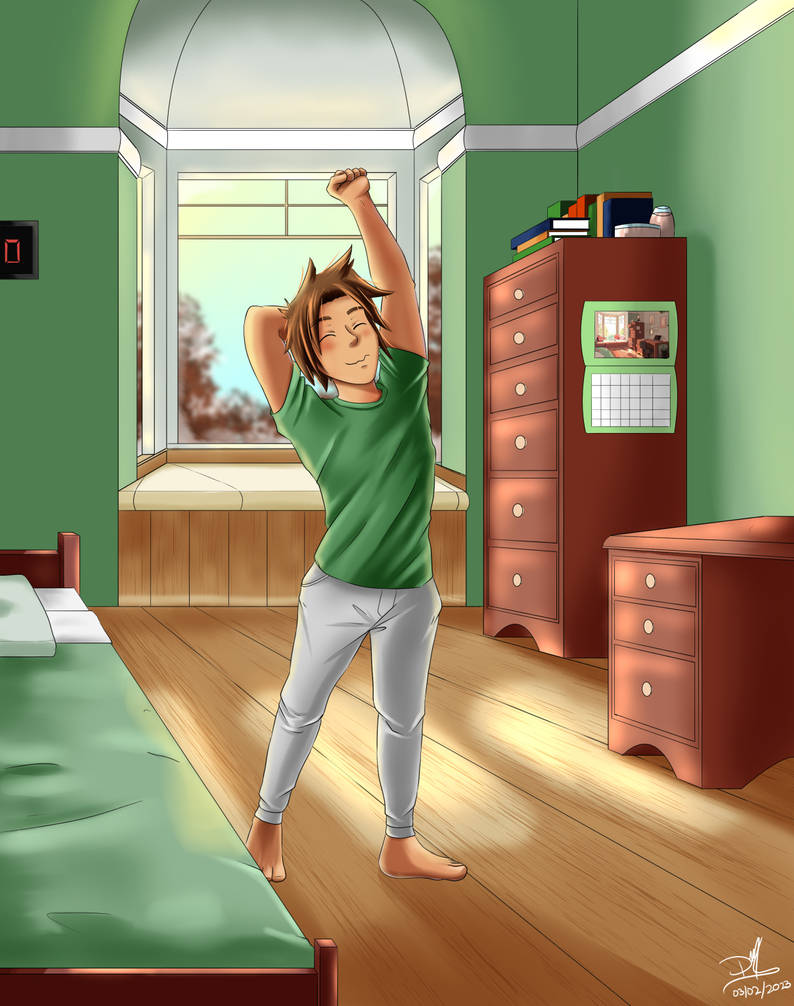 Morning Stretch By Inphinity0101 On DeviantArt morning-stretch-by-inphinity0101-on-deviantart