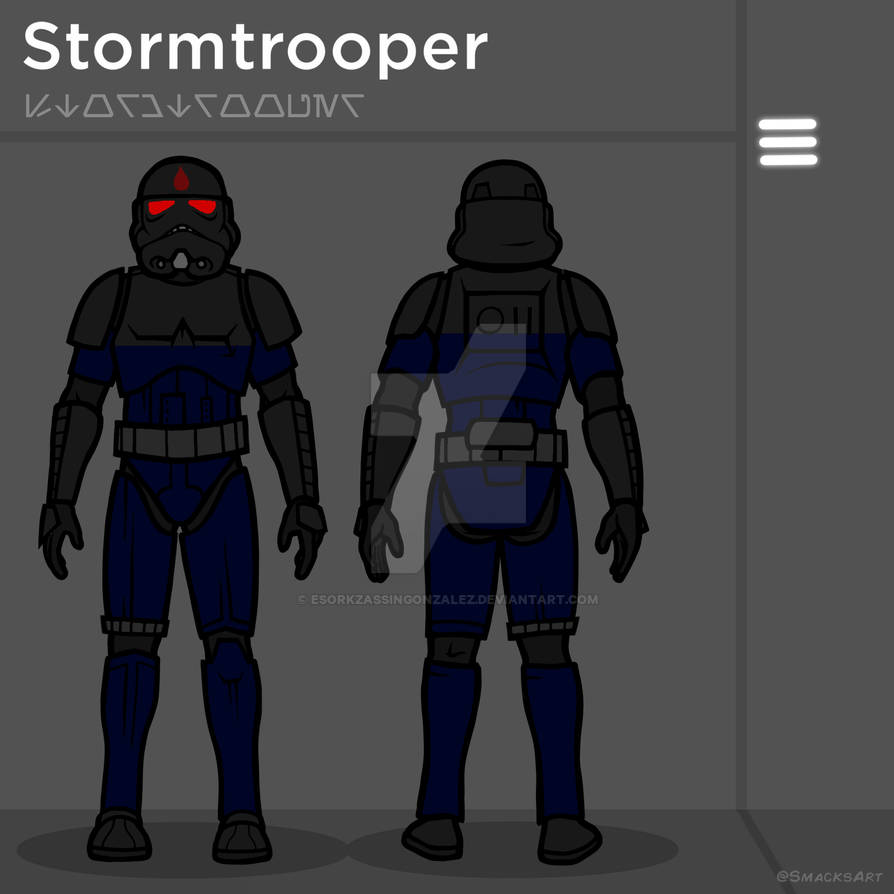 Smacksart Stormtrooper: Blood Phantom trooper by EsorkZassinGonzalez on