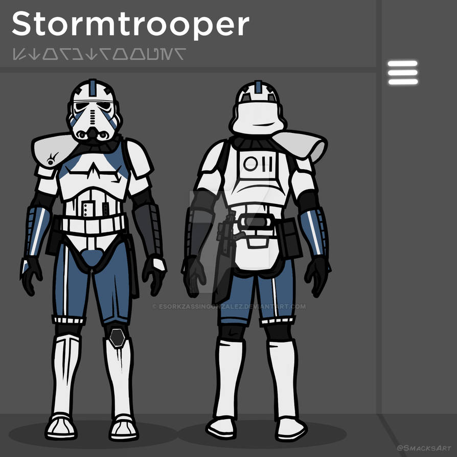 Smacksart Stormtrooper: Imperial Commando Blue by EsorkZassinGonzalez ...