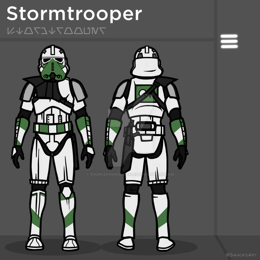 Smacksart Stormtrooper: Imperial Commando Green by EsorkZassinGonzalez ...
