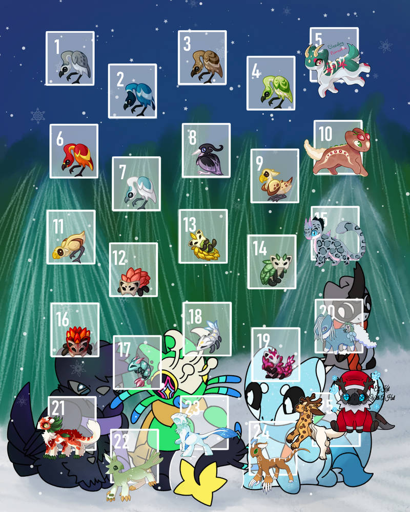 OPEN Advent Calendar Event 2024 by KatARPG on DeviantArt OPEN Advent Calendar Event 2024 by KatARPG on DeviantArt