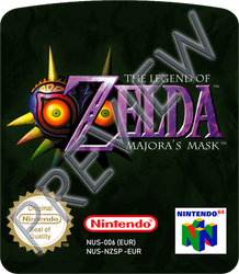 THE LEGEND OF ZELDA MAJORA'S MASK - Nintendo 64