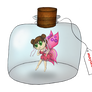 Bottled Fairy with Igglypuff Chibi