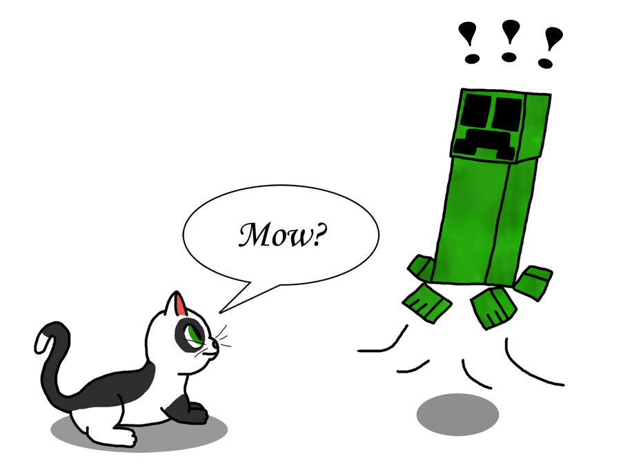 Creepers scared of cats shop