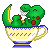 Tea-rex - Free Icon