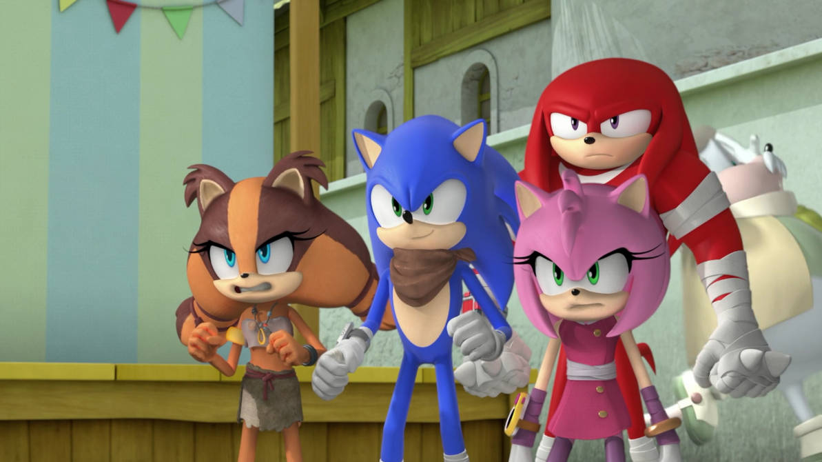 Multi-Tails - Sonic Sticks Knuckles and Amy by SonicBoomGirl23 on ...