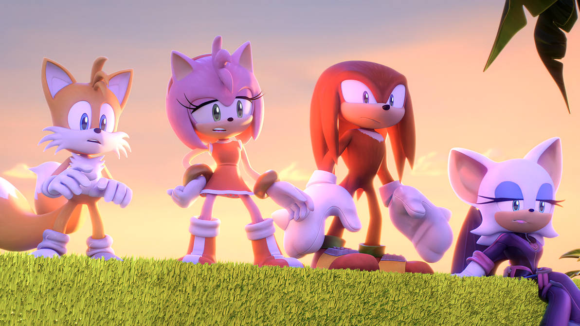 Sonic Prime - Tails Amy Knuckles and Rouge by SonicBoomGirl23 on DeviantArt