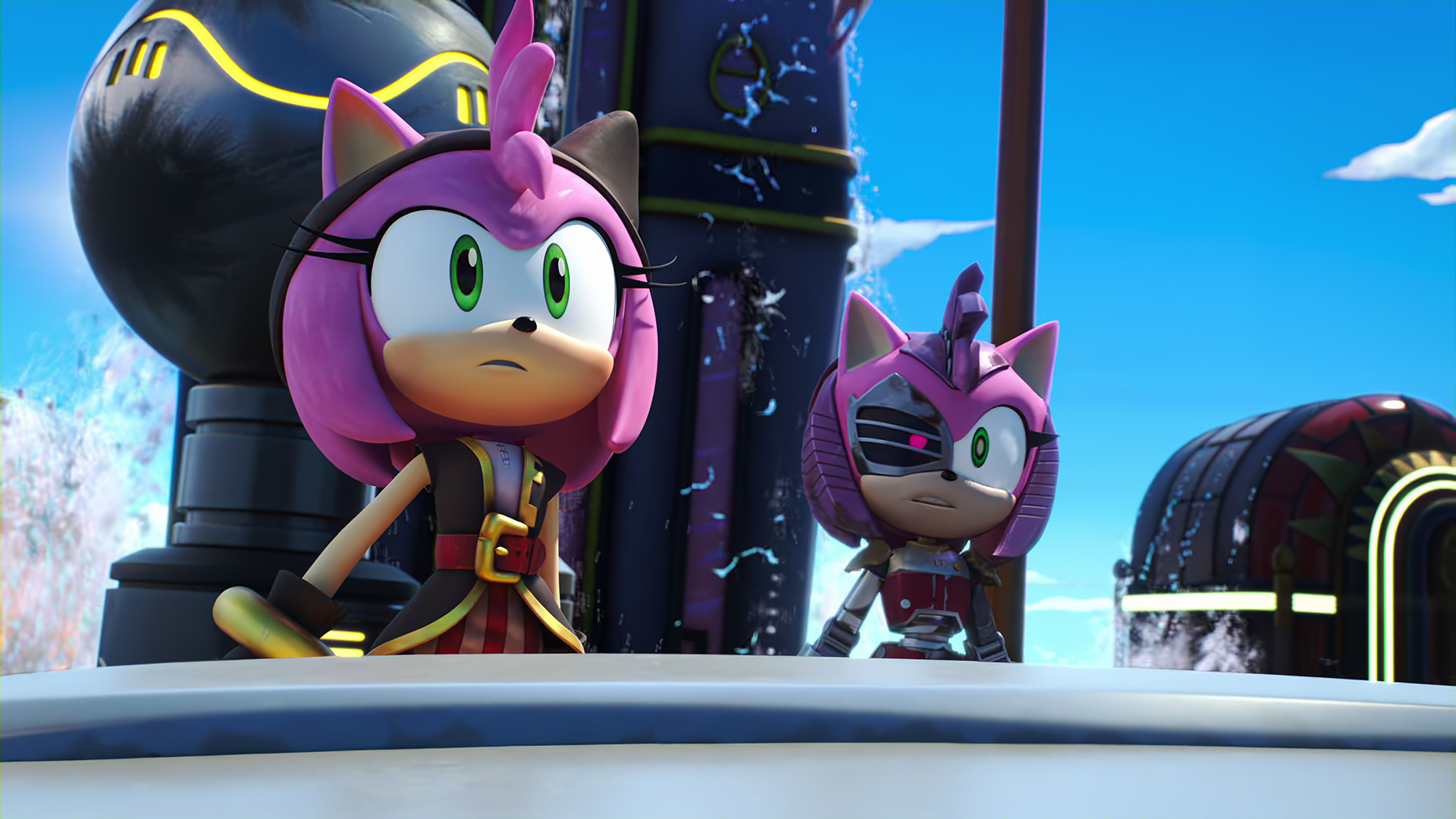 Metal Sonic (prime) and Rusty Rose in 2023