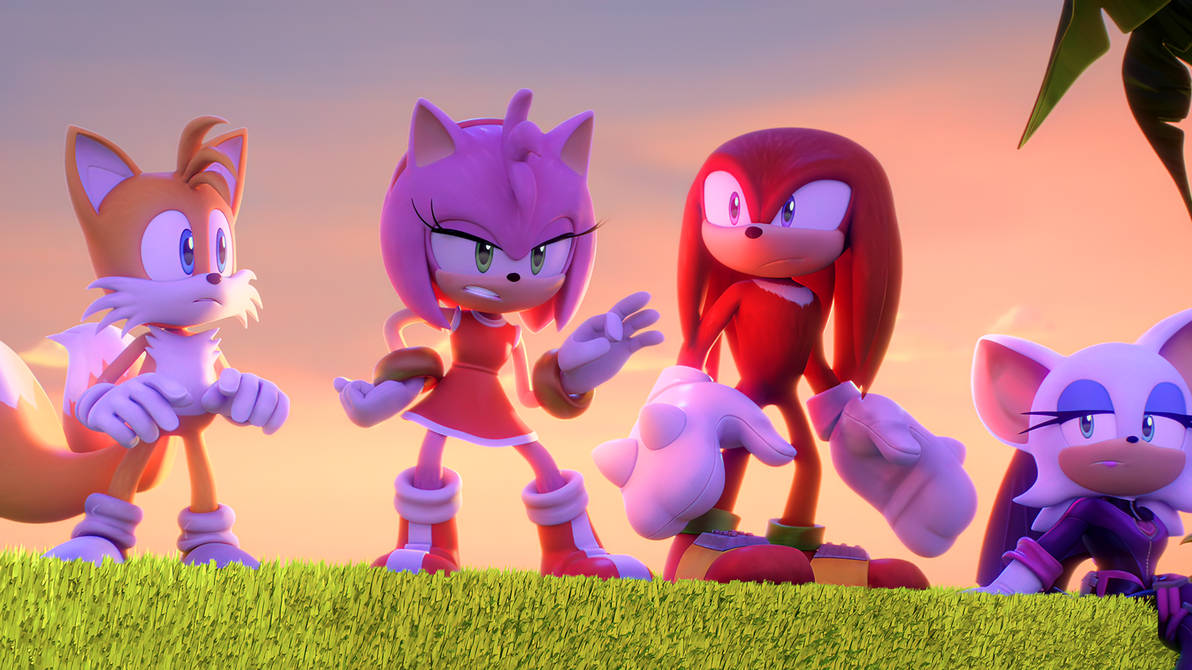 Sonic Prime - Tails Amy Knuckles and Rouge by SonicBoomGirl23 on DeviantArt