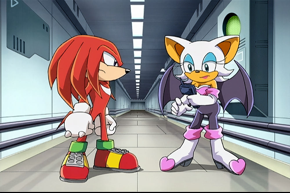 Sonic X - Knuckles and Rouge by SonicBoomGirl23 on DeviantArt