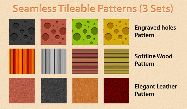 Seamless tileable patterns