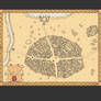 Fantasymap of the town Kirst