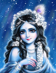 Krishna and snow