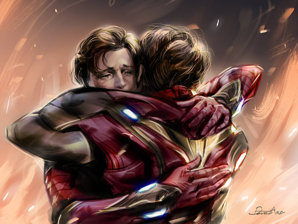Tony and Peter by Develv on DeviantArt