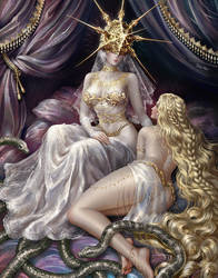 Miquella and Gwyndolin - The Pantheon