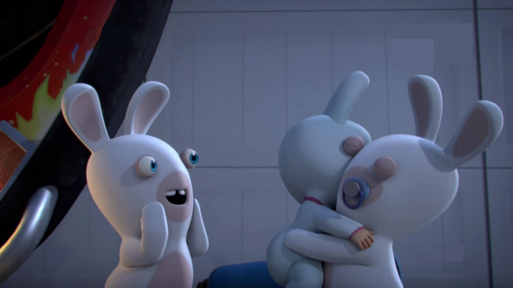Two Tooth Rabbids Two Rabbids with a Baby by Kaetzchen1991 on DeviantArt