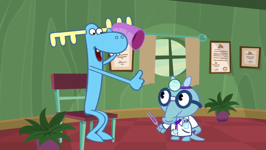 Dr. Sniffles helped Lumpy by Kaetzchen1991 on DeviantArt