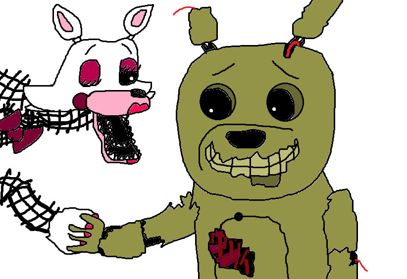 Springtrap x Mangle by Ask-Springtrap-FNAF on DeviantArt