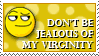 Don't Be Jealous Stamp by Mistress-Blood