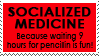 Socialized Medicine Stamp