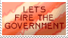 Fire the Government Stamp