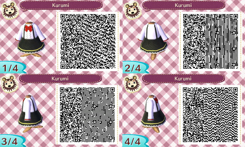 Animal Crossing Kurumi's dress (Touhou 4)