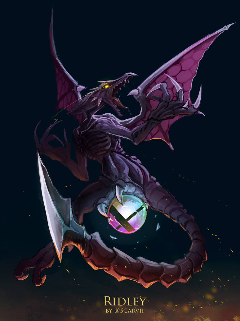 Ultimate Ridley by Scarvii on DeviantArt