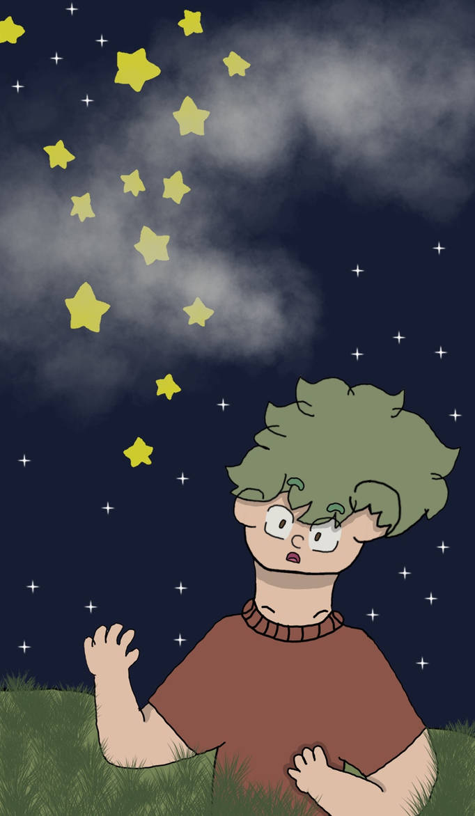 Tobias is looking at a bunch of star by Satron89 on DeviantArt