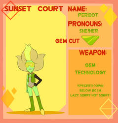 [Sunset's Court] Peridot