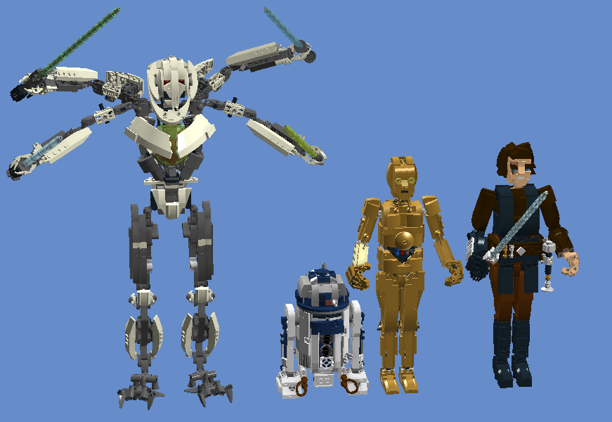 Lego star best sale wars large figures