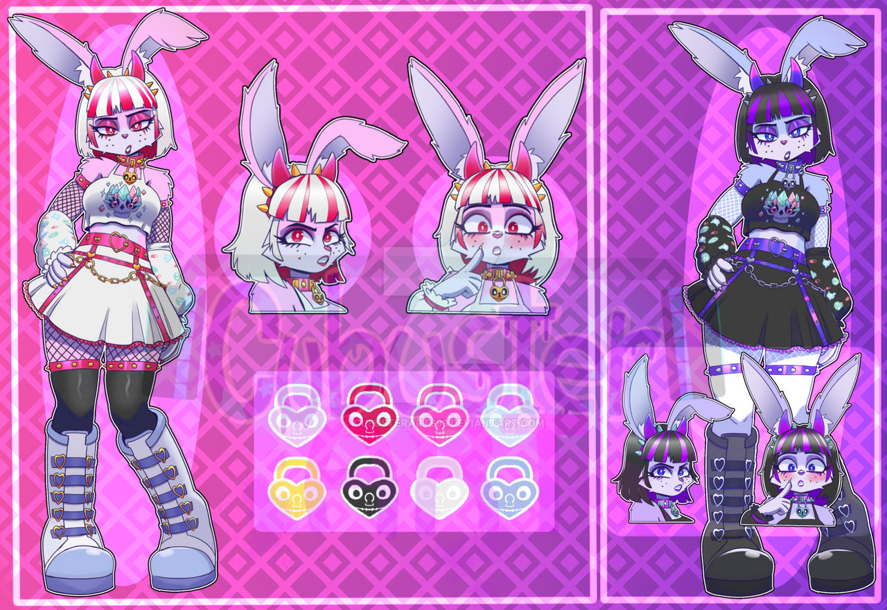 Pastel Gothic bunny (Open) by CubusterArts93 on DeviantArt