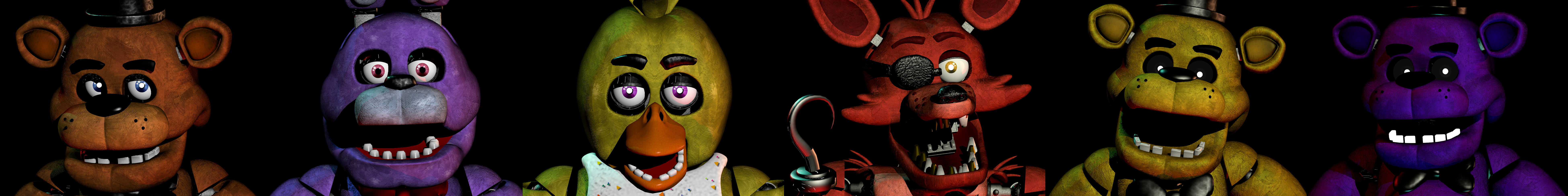 C4D] FNAF1 Models by HiAtom Download by   on @DeviantArt