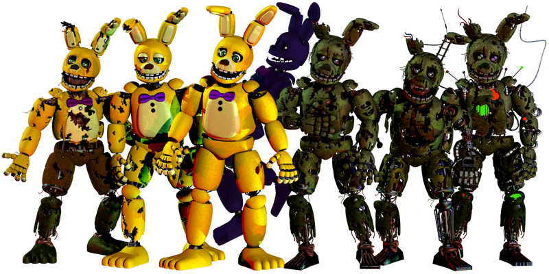 F Naf Spring Roxy SFM FNAF 3 Springs Failz V9 Models Poster by MauricioToro2006 on DeviantArt