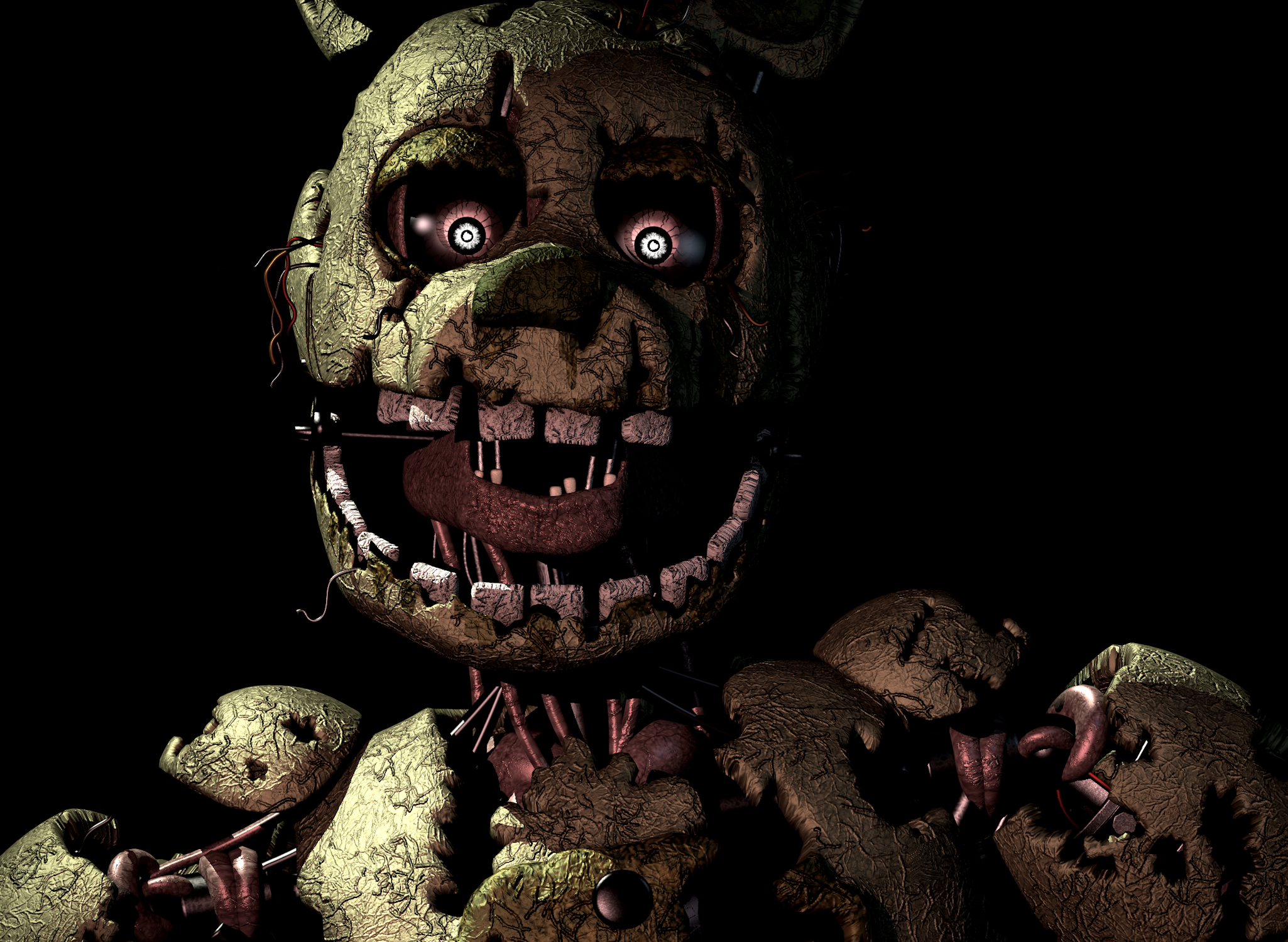 Springtrap (Fnaf) or Chris Walker (Outlast) .