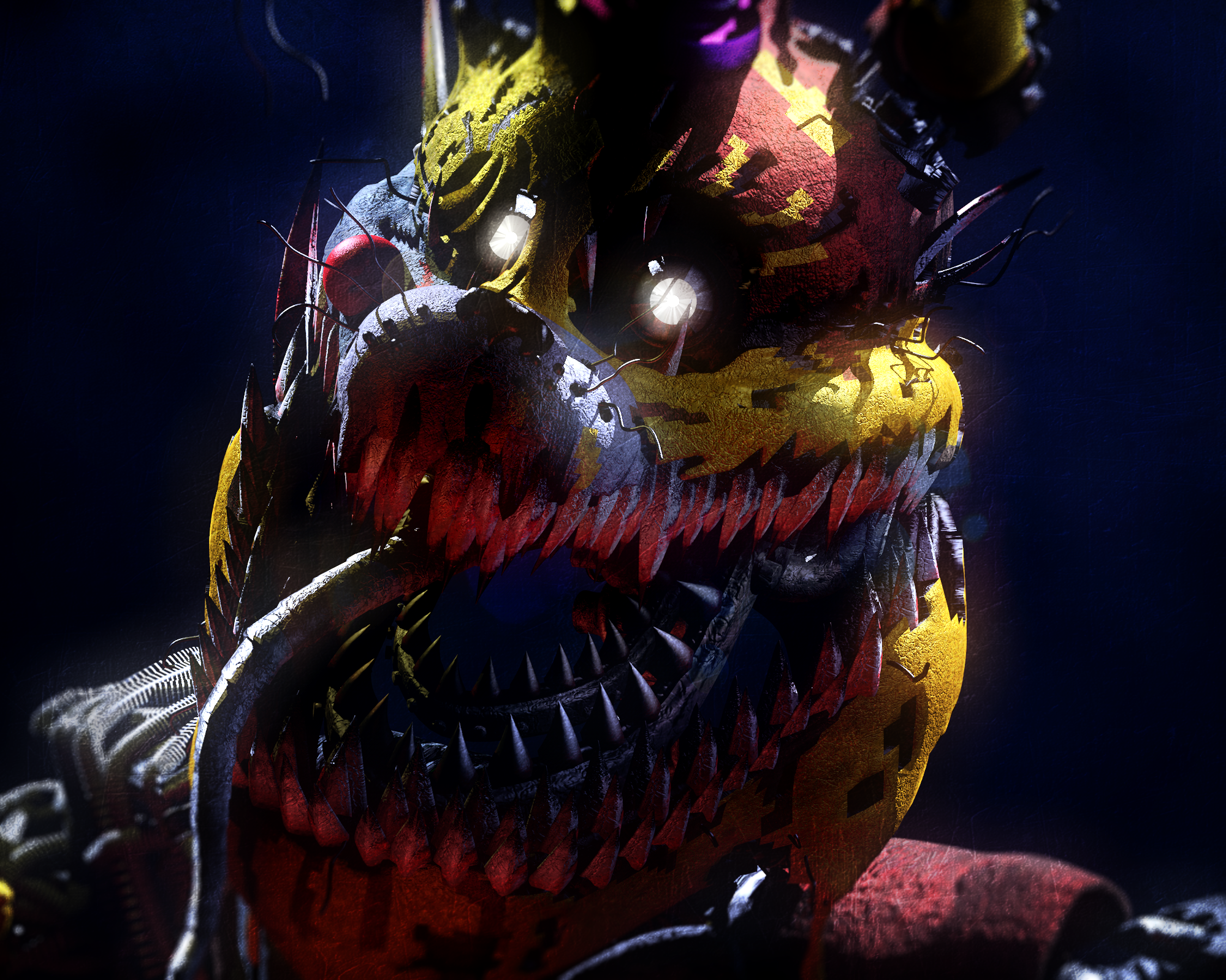 FnaF4 - Nightmare Fredbear Jumpscare by Kana-The-Drifter on DeviantArt