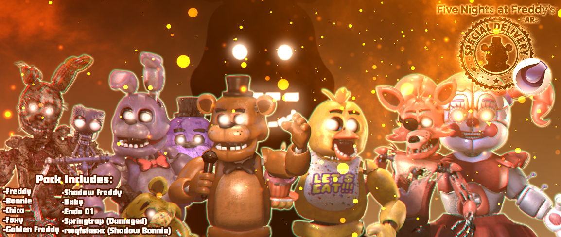 C4D/FNAF) FNAF 1 Trailer Stage Performance by FreeSteve007 on DeviantArt