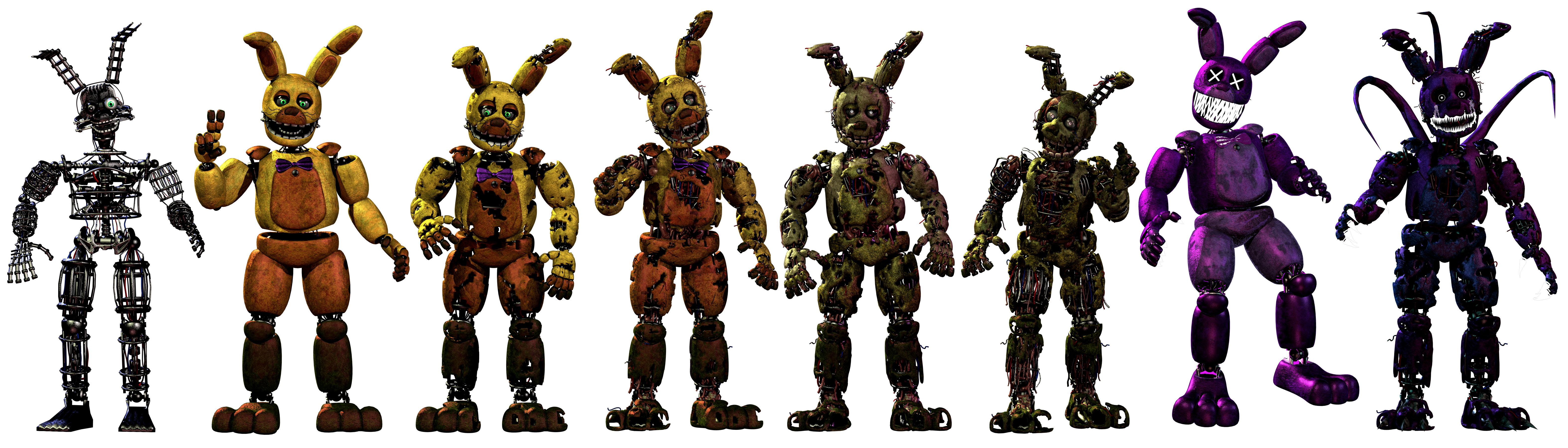 RELEASE] ReWritten FNaF4 Model Pack DL by SPRINGREG on DeviantArt